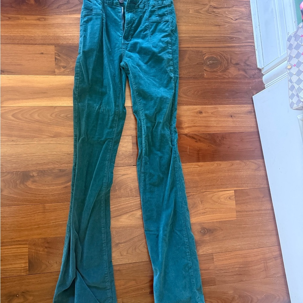 We The Free Teal Boot Cut Pants